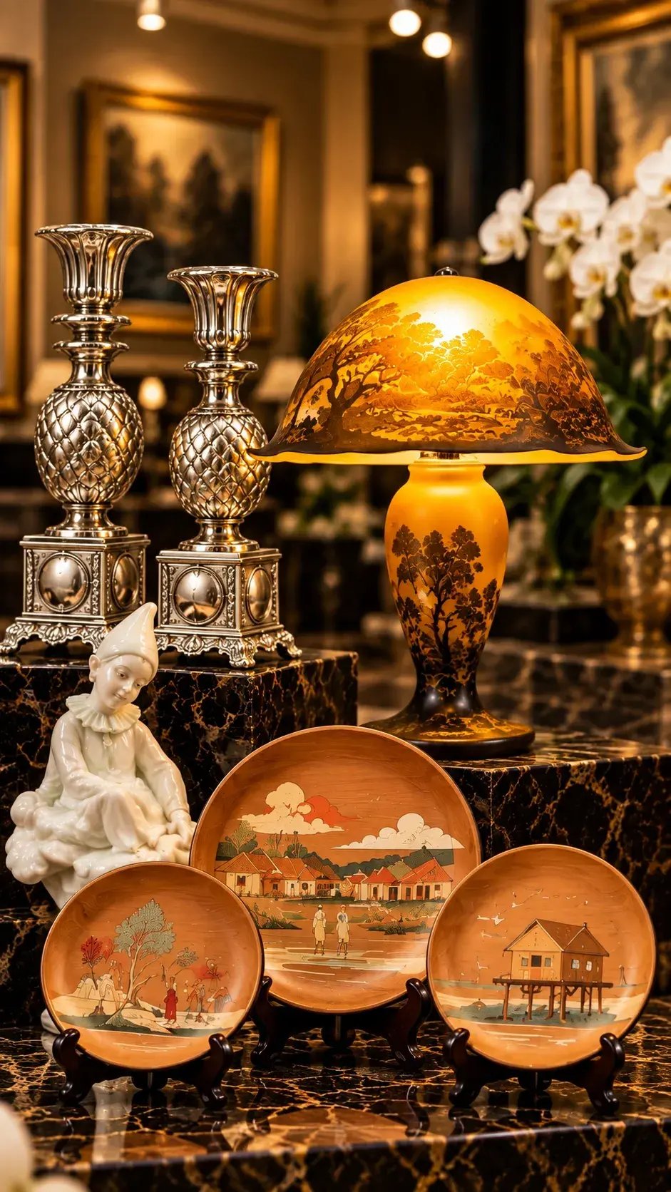 antiques and decor